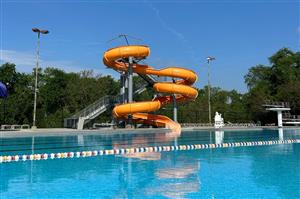 main pool and slide